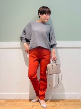 「DRESKIP（ドレスキップ）のアイテム（パンプス）」を使った、タナさん（骨格ウェーブ・レディース・155cm）の秋コーディネート