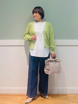 「DRESKIP（ドレスキップ）のアイテム（パンプス）」を使った、タナさん（骨格ウェーブ・レディース・155cm）の春コーディネート