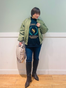 タナさん(レディース・155cm)の冬コーディネート