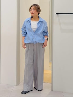 「THE SHOP TK （ザ ショップ ティーケー ）のアイテム」を使った、タナさん（レディース・155cm）の春コーディネート