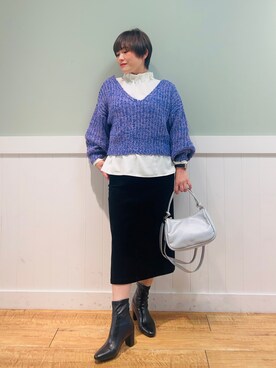 タナさん（レディース・155cm）の冬コーディネート