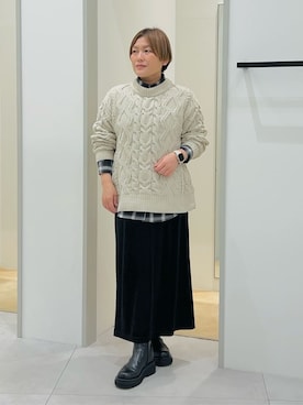 タナさん（レディース・155cm）の冬コーディネート