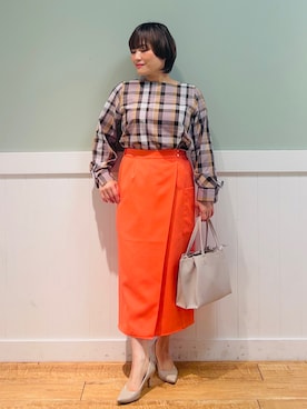 「DRESKIP（ドレスキップ）のアイテム（パンプス）」を使った、タナさん（骨格ウェーブ・レディース・155cm）の春コーディネート