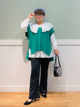 「DRESKIP（ドレスキップ）のアイテム（パンプス）」を使った、タナさん（レディース・155cm）の夏コーディネート
