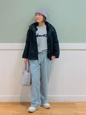 「DRESKIP（ドレスキップ）のアイテム（ブルゾン）」を使った、タナさん（骨格ウェーブ・レディース・155cm）の秋コーディネート