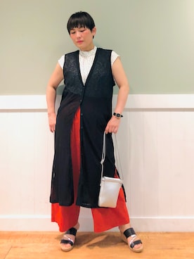 タナさん（レディース・155cm）の夏コーディネート