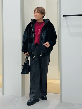 タナさん(レディース・155cm)の冬コーディネート