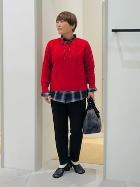 「THE SHOP TK （ザ ショップ ティーケー ）のオブリックトゥパンプス（パンプス）」を使った、タナさん（レディース・155cm）の秋コーディネート