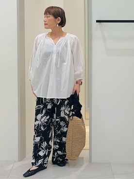 「THE SHOP TK （ザ ショップ ティーケー ）のアイテム（パンプス）」を使った、タナさん（レディース・155cm）の春コーディネート