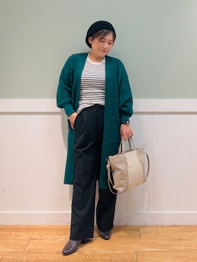 「DRESKIP（ドレスキップ）のアイテム（ブーツ）」を使った、タナさん（骨格ウェーブ・レディース・155cm）の冬コーディネート