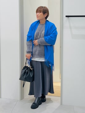 「THE SHOP TK （ザ ショップ ティーケー ）のアイテム」を使った、タナさん（レディース・155cm）の秋コーディネート