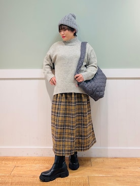 タナさん(レディース・155cm)の冬コーディネート