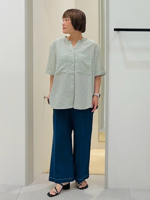 Loungedress  【近藤千尋さん着用】リネンダブルジャケット Loungedress 【近藤千尋さん着用】リネンダブルジャケット