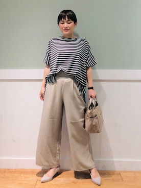 「DRESKIP（ドレスキップ）のアイテム（パンプス）」を使った、タナさん（レディース・155cm）の夏コーディネート