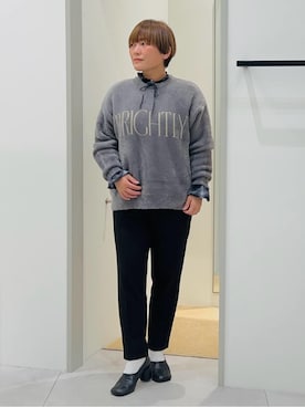 「THE SHOP TK （ザ ショップ ティーケー ）のオブリックトゥパンプス（パンプス）」を使った、タナさん（レディース・155cm）の秋コーディネート