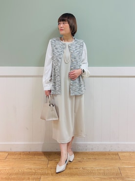 「きれいめコーディネート」｜タナさん（レディース・155cm）の冬コーディネート