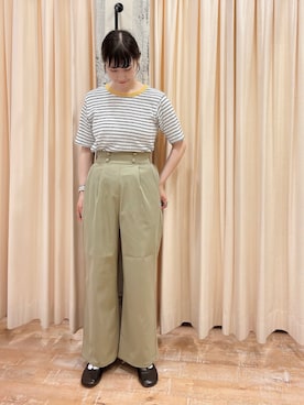 「ehka sopo（エヘカソポ）のアイテム（バレエシューズ）」を使った、sakura✿さん（レディース・158cm）の夏コーディネート