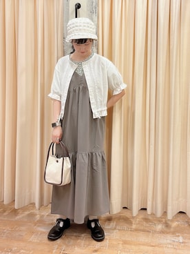「レトロ」｜「アイテム（その他シューズ）」を使った、sakura✿さん（レディース・158cm）の夏コーディネート