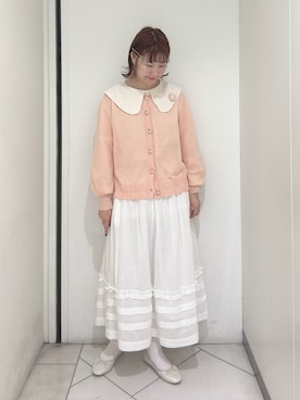「ゆべしコラボ」｜「アイテム（パンプス）」を使った、sakura✿さん（レディース・158cm）の春コーディネート