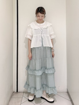 「アイテム（その他シューズ）」を使った、sakura✿さん（レディース・158cm・20代）の夏コーディネート