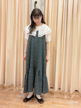 「ehka sopo（エヘカソポ）のアイテム（バレエシューズ）」を使った、sakura✿さん（レディース・158cm）の夏コーディネート