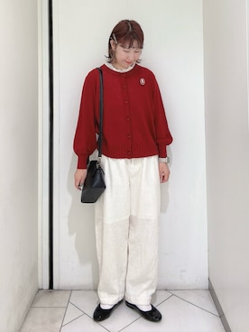 「Samansa Mos2（サマンサ モスモス）のアイテム（シューズ）」を使った、sakura✿さん（レディース・158cm）の春コーディネート