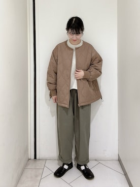 「サマンサモスモス」｜「アイテム（ブルゾン）」を使った、sakura✿さん（レディース・158cm）の秋コーディネート