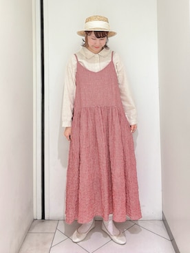 「ゆべしコラボ」｜「アイテム（パンプス）」を使った、sakura✿さん（レディース・158cm）の春コーディネート