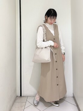 「くしゅくしゅ」｜sakura✿さん（レディース・158cm）の春コーディネート