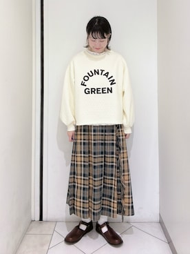 「アイテム（ドレスシューズ）」を使った、sakura✿さん（レディース・158cm）の冬コーディネート