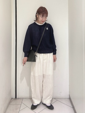 「ゆべしコラボ」｜「アイテム（パンプス）」を使った、sakura✿さん（レディース・158cm）の春コーディネート