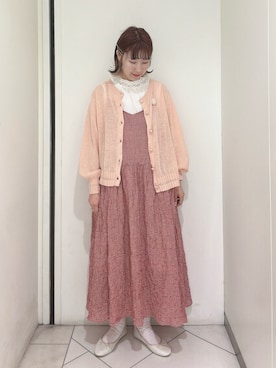 「ゆべしコラボ」｜「アイテム（パンプス）」を使った、sakura✿さん（レディース・158cm）の春コーディネート