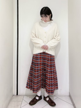 「アイテム（ドレスシューズ）」を使った、sakura✿さん（レディース・158cm）の冬コーディネート