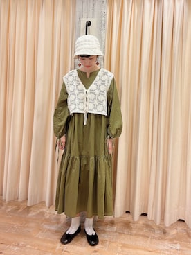 「ehka sopo（エヘカソポ）のアイテム（バレエシューズ）」を使った、sakura✿さん（レディース・158cm）の春コーディネート