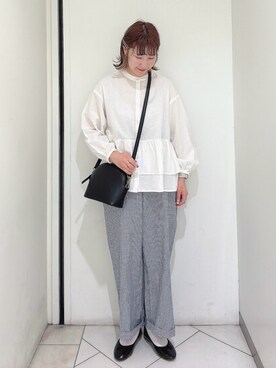 「ゆべしコラボ」｜「アイテム（パンプス）」を使った、sakura✿さん（レディース・158cm）の春コーディネート