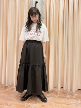 「フレンチガーリー」｜sakura✿さん（レディース・158cm・20代）の夏コーディネート