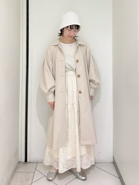 「シャギー」｜「アイテム（帽子）」を使った、sakura✿さん（レディース・158cm）の冬コーディネート