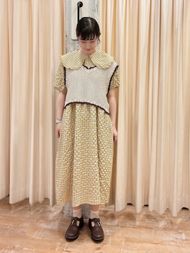 「レトロ」｜「アイテム（その他シューズ）」を使った、sakura✿さん（レディース・158cm）の夏コーディネート