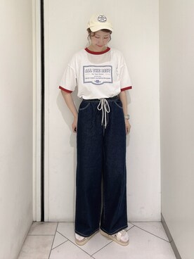 「アイテム（キャップ）」を使った、sakura✿さん（レディース・158cm・20代）の夏コーディネート
