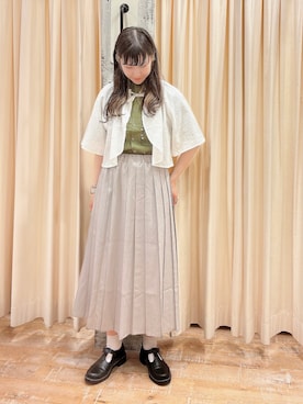 「レトロ」｜「アイテム（その他シューズ）」を使った、sakura✿さん（レディース・158cm）の夏コーディネート