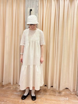 「ehka sopo（エヘカソポ）のアイテム（バレエシューズ）」を使った、sakura✿さん（レディース・158cm）の春コーディネート
