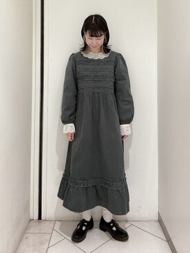 「レトロ」｜「アイテム（その他シューズ）」を使った、sakura✿さん（レディース・158cm）の秋コーディネート