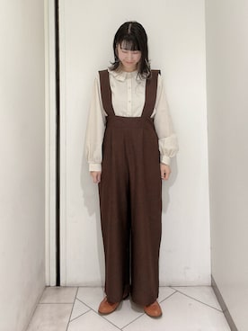 「レトロ」｜「アイテム（その他シューズ）」を使った、sakura✿さん（レディース・158cm）の秋コーディネート