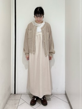 「キャミワンピコーデ」｜sakura✿さん（レディース・158cm）の秋コーディネート
