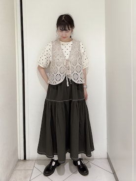 「アイテム（その他シューズ）」を使った、sakura✿さん（レディース・158cm）の夏コーディネート