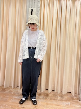 「ehka sopo（エヘカソポ）のアイテム（バレエシューズ）」を使った、sakura✿さん（レディース・158cm）の春コーディネート