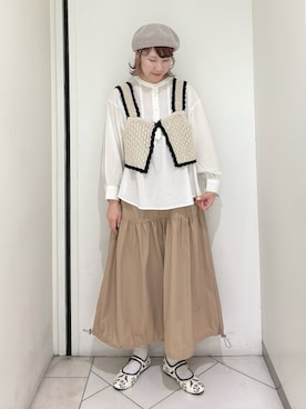 「アイテム（ドレスシューズ）」を使った、sakura✿さん（レディース・158cm）の春コーディネート