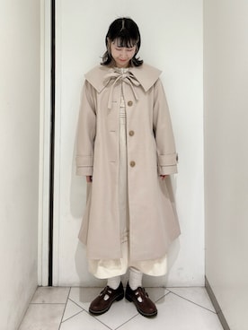 「レトロ」｜「アイテム（その他シューズ）」を使った、sakura✿さん（レディース・158cm）の秋コーディネート