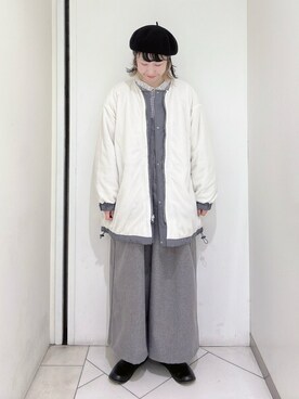 「リバーシブル」｜「アイテム（その他シューズ）」を使った、sakura✿さん（レディース・158cm）の冬コーディネート
