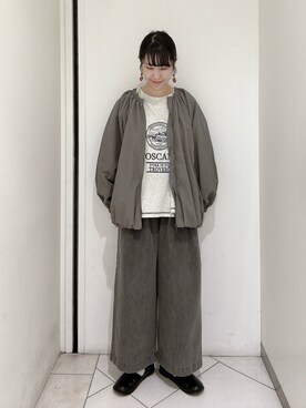 「サマンサモスモス」｜「アイテム（ブルゾン）」を使った、sakura✿さん（レディース・158cm）の秋コーディネート
